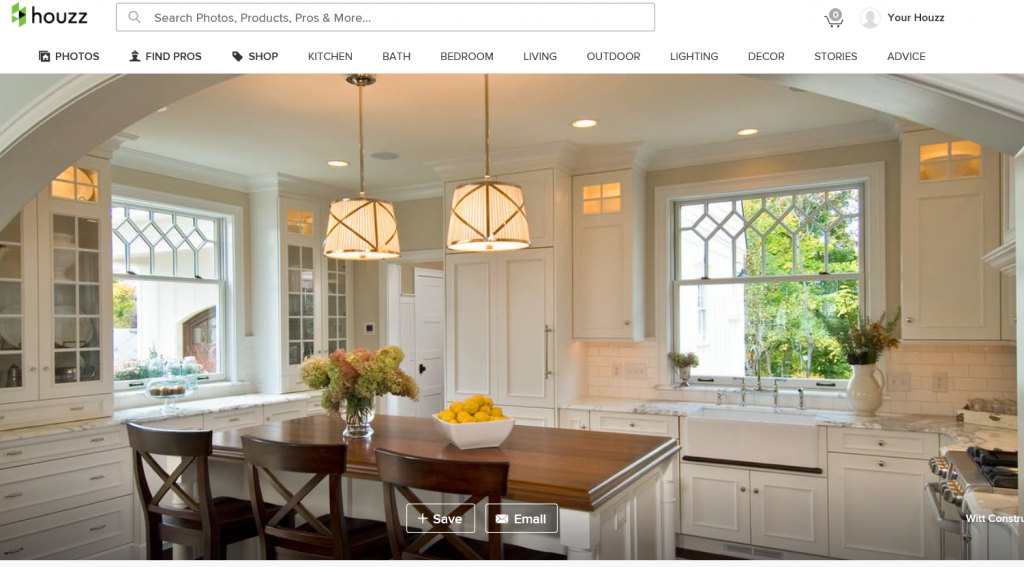houzz homepage